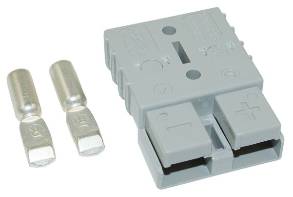 1 Stk. Stecker REMA 2-pol -16 mm2 grau