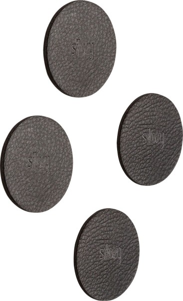 silwy® Magnet-Pads 5 cm 4er Set schwarz