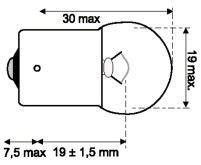 Jahn Glühlampe BA15s 6V 15W