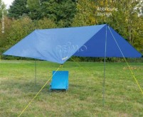 Tarp MAUI 3.3 (3x3m), couleur : bleu, matériel : 185T Poly/Tafetta