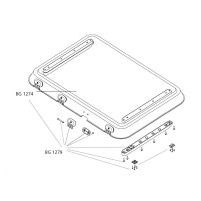 Glas komplett mit Anbauteilen für Heki 3