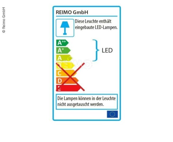 Large downlight LED 12V, 6xSMD LED, gris argenté