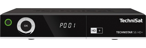 TechniSat TechniStar S6 HD+ SAT-Receiver inkl. 6 Monate HD+