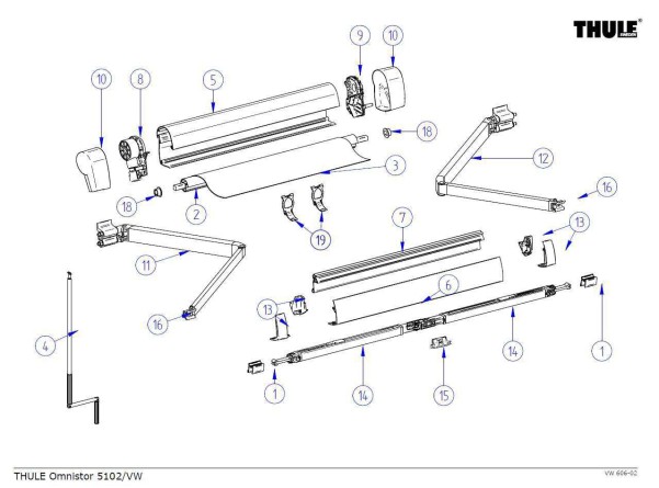 Thule Endplatte passend zu Omnistor 5102