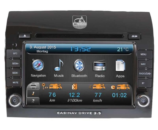 EasyNAV Drive 3.5 Multi-CAN Navigationssystem mit Fahrzeug-CAN BUS Anschluss