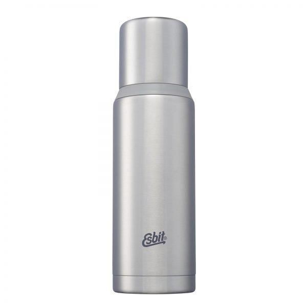 Thermosflasche 1000 ml stahl/grau