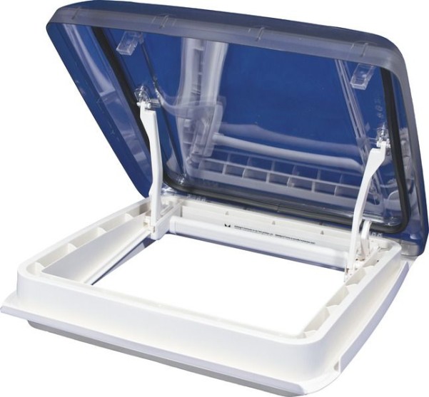 Dachhaube VisionStar M Pro 2.40x40cm weiss mit LED und Rauchglas