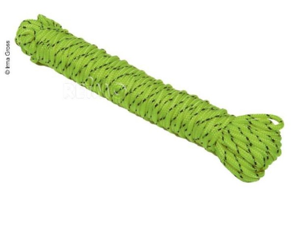 Corde de tension verte 50m Ø3mm, réfléchissante