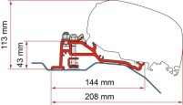 Kit Ducato H2 Skyroof Markisenadapter F80/65