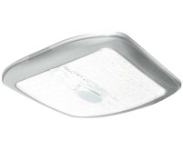 LED 12V Leuchte Quadrat silber, 177x177x20mm