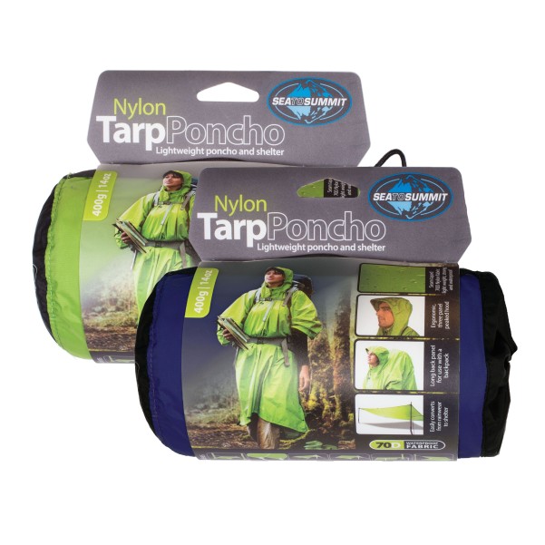 Nylon Tarp Poncho Green Sea to Summit