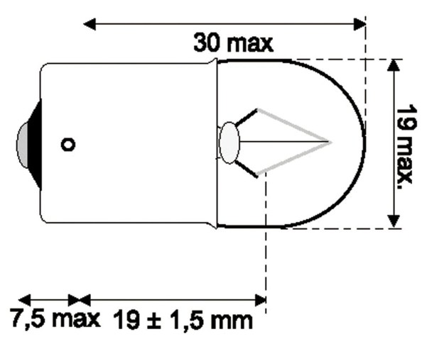 Jahn Glühlampe BA15s 12V 5W