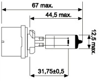 Jahn Glühlampe USA 893 12V 37.5W