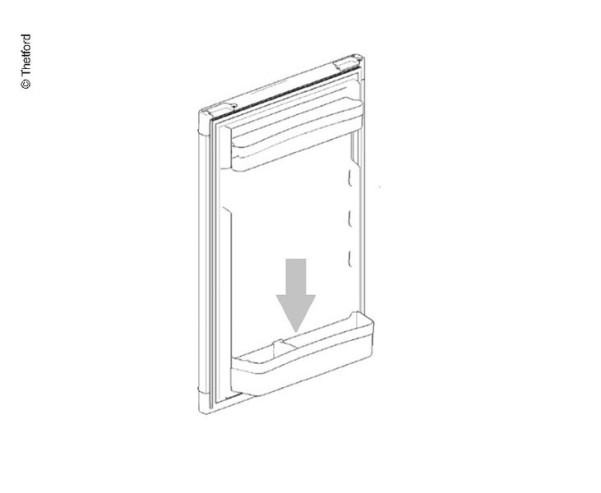 Kühlschranktürfach weiss f.N3080/N3145/N3170/N80/N