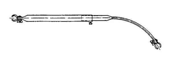 Barre de support de toit en acier, 160-210cm cm Dm : 22 mm extrémité, SB