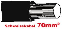 SGF Anlasserkabel hochflexibel 70mm schwarz