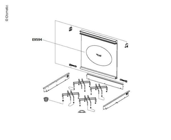 Glasabdeckung für den Backofen SMEV 414