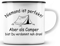 Just Camper Tasse Niemand ist Perfekt