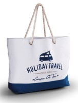 Holiday Travel Strandtasche aus Canvas - 60x40x14 cm