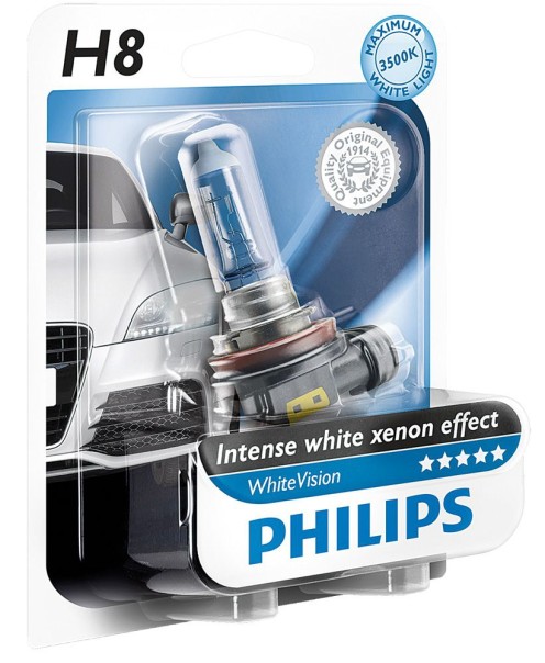 Philips Glühlampe H8 12V 35W WhiteVision