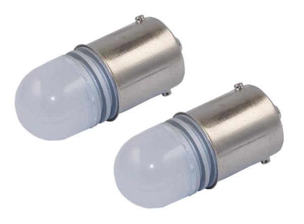 2x LED-Lampe 360° 24V weiss