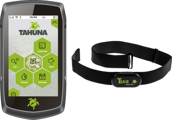 Tahuna Teasi One 4 Outdoor Navigationsgerät inkl. Herzfrequenz Sensor