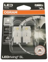 OSRAM - 2 x LED-Lampe W21/5W 12 V weiss 6’000 K