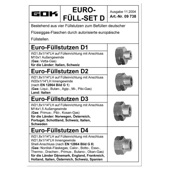 Euro-Füll-Set D