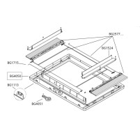 Innenrahmen ohne Anbauteile Midi Heki Style neu 700 x 500 Ku