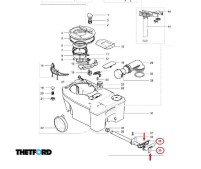 Thetford Griff Abdeckung passend zu Abwassertank C