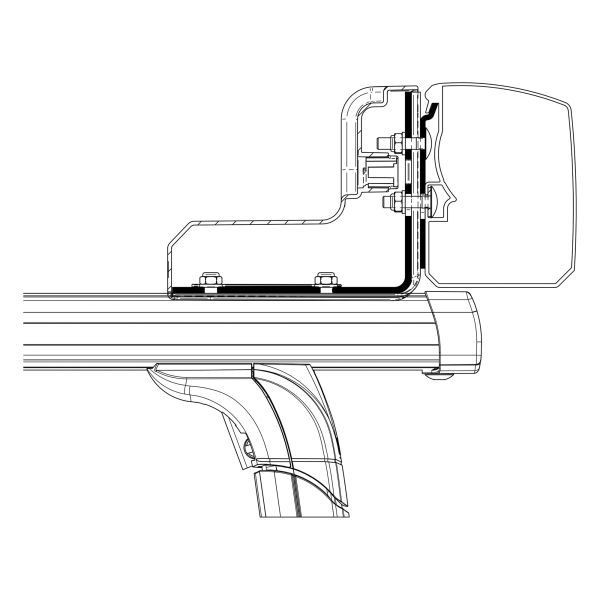 ADAPTER T 3200 ROOF RACK