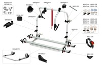 Fiamma Montagesatz für Carry Bike L80 RS Fiamma Artikelnummer 98656M319