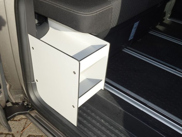 Schiebetürregal für VW T5/T6 mit Reimo-V 3000 Bank - L4900xB2000xh3800mm