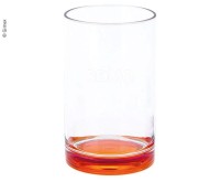 Verre à boire Gimex en SAN, fond orange, 250 ml