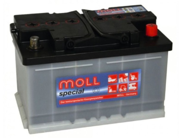 Solar-Batterie 12V /80Ah, Moll special Classic Bat