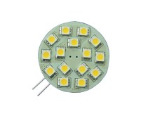 LED G4 Leuchtmittel, 2W, 10-30V, 15 warmweisse SMD