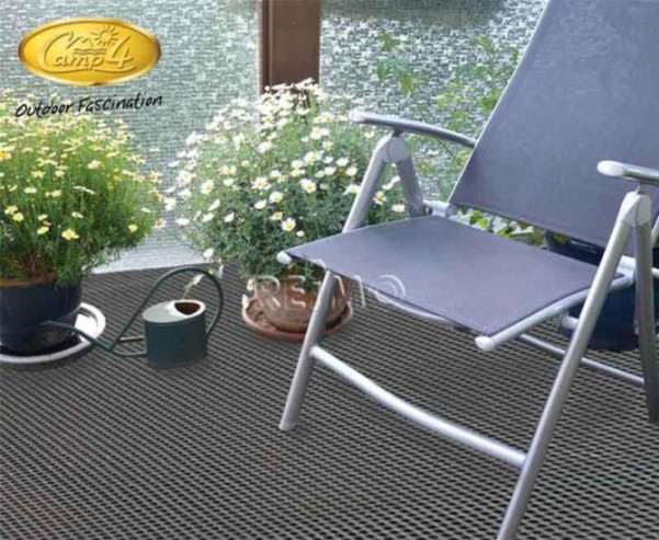 Tapis de tente Villa Eco 2,5x6m gris