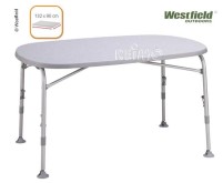 Table de camping Superb Light 130 Alu, 132x90cm