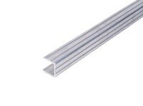 Aluminium U-Profil Kantenschutz für Möbelbauplatten - 15mm x 2m