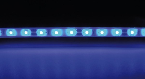 Bande LED Carbest, IP68, bleue, 40-45lm/m, 3528SMD L ED, 4.8W/m