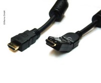 Swirl-Head HDMI-Kabel mit vergoldeten Steckern, 2m