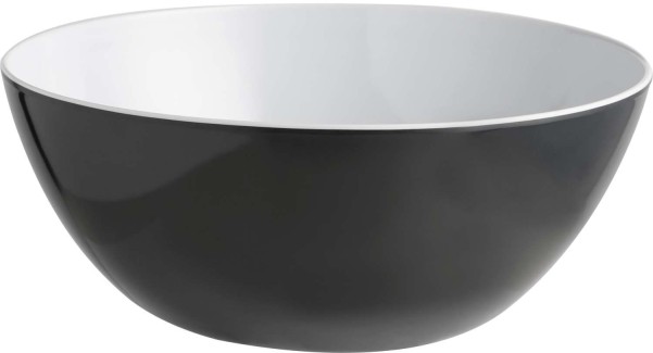 Brunner Salatschüssel 23,5 cm schwarz-weiss