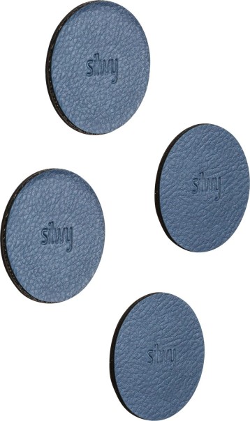 silwy® Magnet-Pads 5 cm 4er Set blau